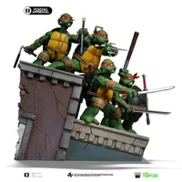 Iron Studios Teenage Mutant Ninja Turtles TMNT Set (Kevin Eastman Version) Art Scale 1/10 Statue
