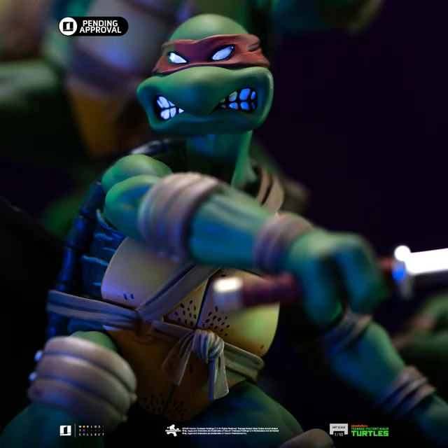 Iron Studios Teenage Mutant Ninja Turtles TMNT Set (Kevin Eastman Version) Art Scale 1/10 Statue