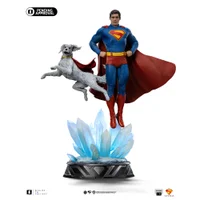 Iron Studios Superman Legacy Superman & Krypto Art Scale 1/10 Statue - undefined undefined