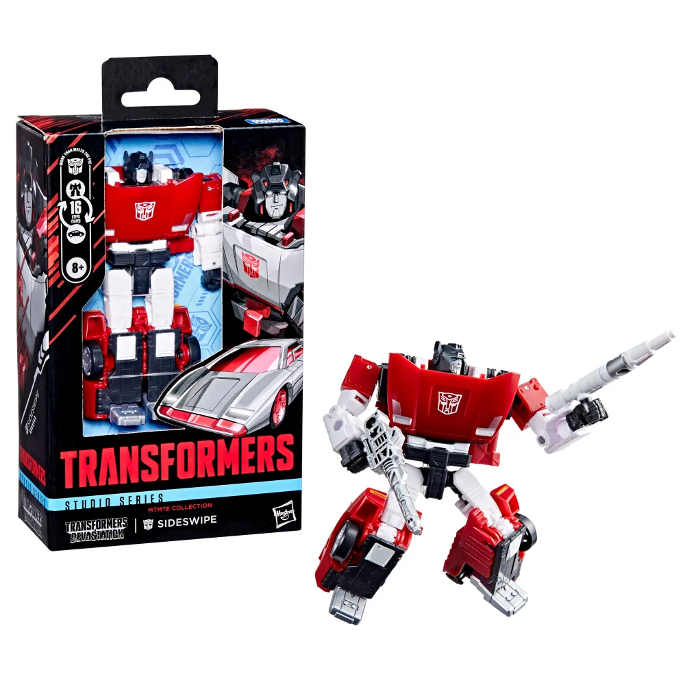 Hasbro Transformers Toys Studio Series Devastation Sideswipe 4.5" Action Figure, 8+ Image 1