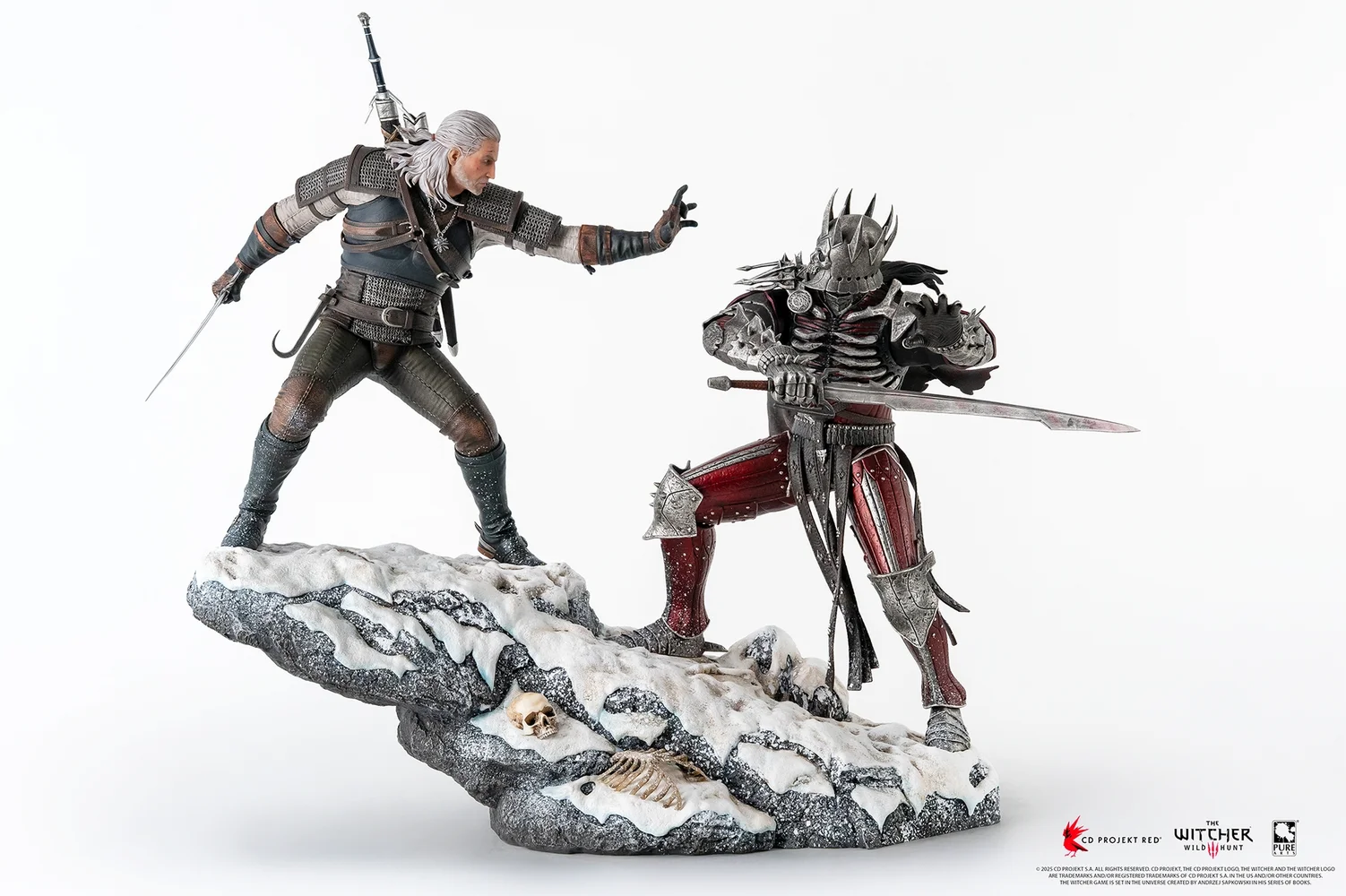 PureArts The Witcher : Geralt vs Eredin 1/6 Scale Diorama Image 1