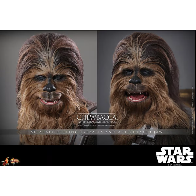 Hot Toys Star Wars 1/6 Chewbacca with Disassembled C-3PO - The Empire Strikes Back