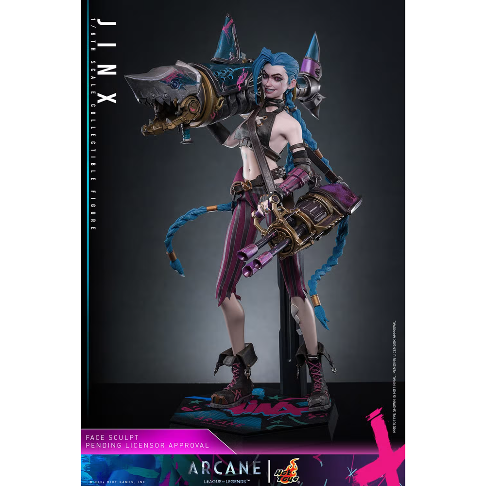Hot Toys Arcane 1/6 Jinx - Arcane | Zavvi UK Hot Toys Arcane 1/6 Jinx - Arcane | Zavvi UK
