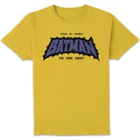DC Comics Batman Dark Knight Unisex T-Shirt - Yellow - undefined undefined