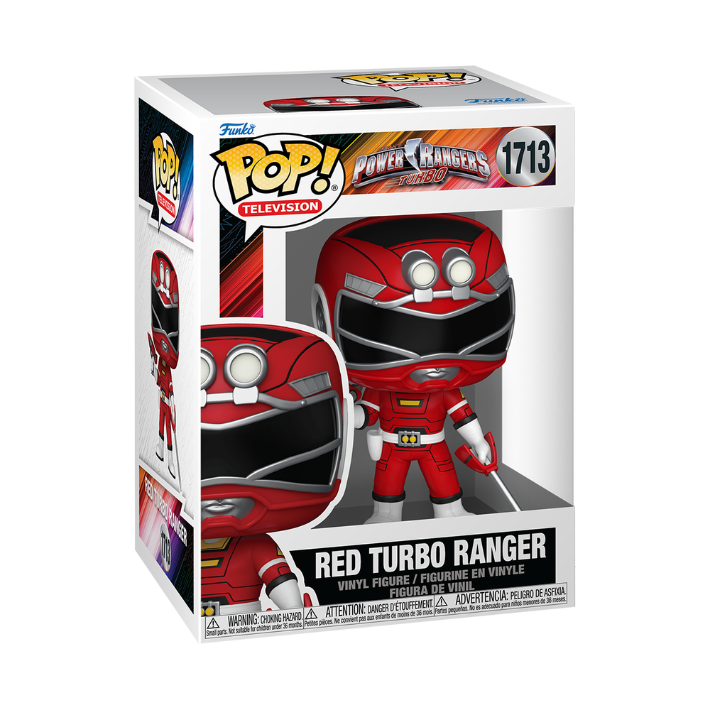 Power Rangers Red Turbo Ranger Funko Pop! Vinyl Image 1