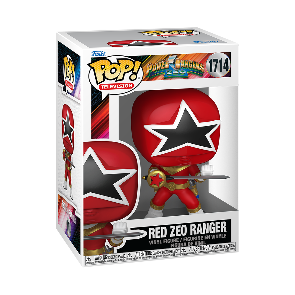 Power Rangers Red Zeo Ranger Funko Pop! Vinyl Image 1