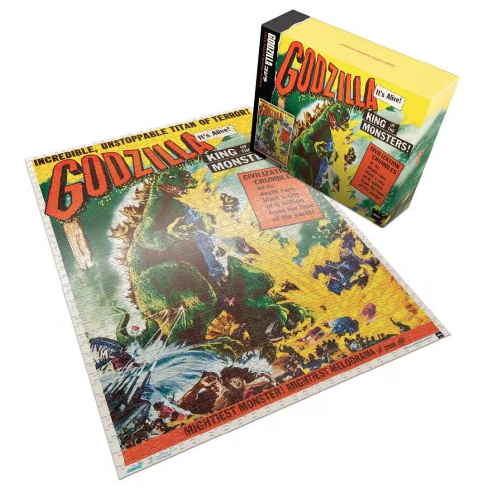 Super7 1000pc Godzilla King of the Monsters Puzzle (U.S. release one sheet poster) Image 1