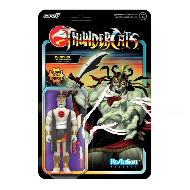 Super7 Thundercats W5 - Mumm-Ra The Ever Living Glow In The Dark ReAction Figure