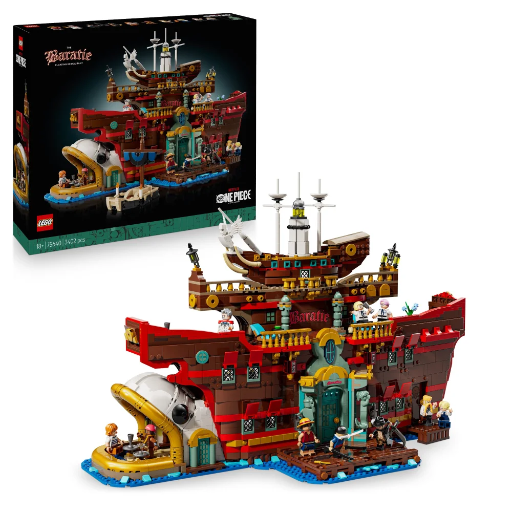 LEGO® ONE PIECE The Baratie Floating Restaurant, Anime Gift Model Kit 75640 Image 1