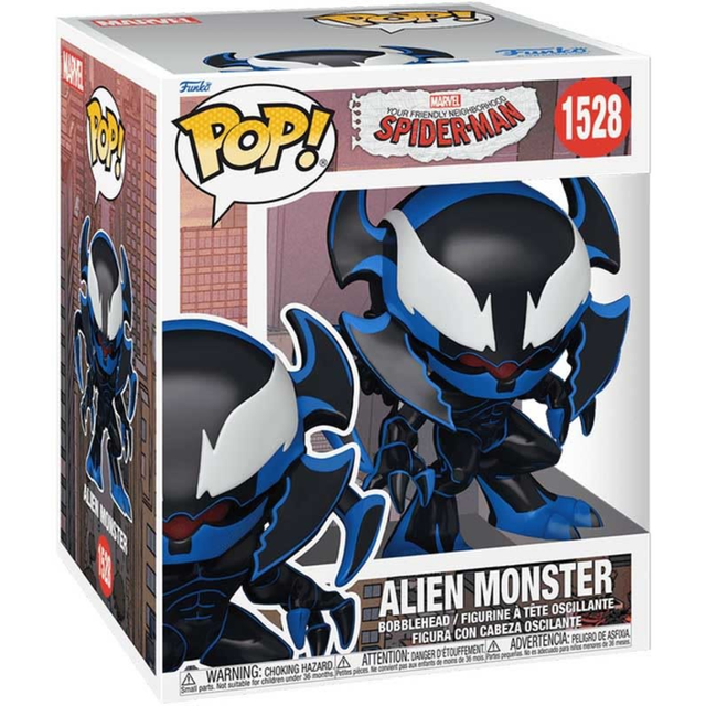 Marvel Friendly Neighborhood Spider-Man Alien Funko Pop! Vinyl Super