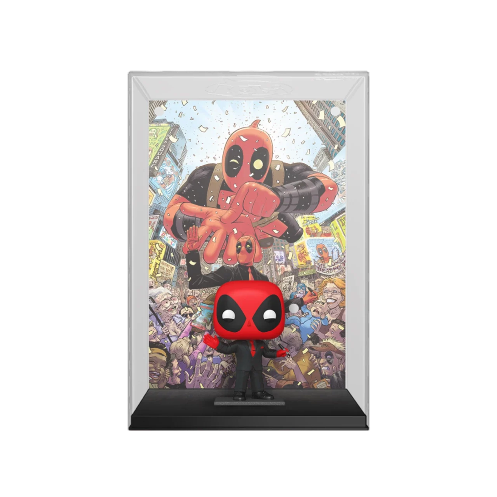 Pop! Comic Cover: Marvel Deadpool #1 (2025) Black Suit Funko Pop! Vinyl Image 1