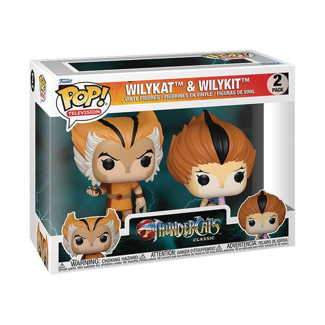 Thundercats Wilykat & Wilykit Funko Pop! Vinyl 2-pack