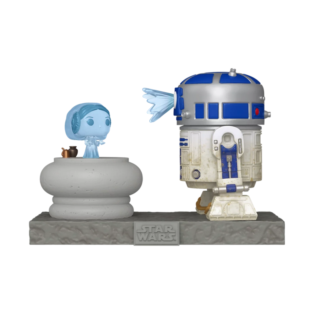 Star Wars R2-D2 & Leia Funko Pop! Vinyl Deluxe Image 1