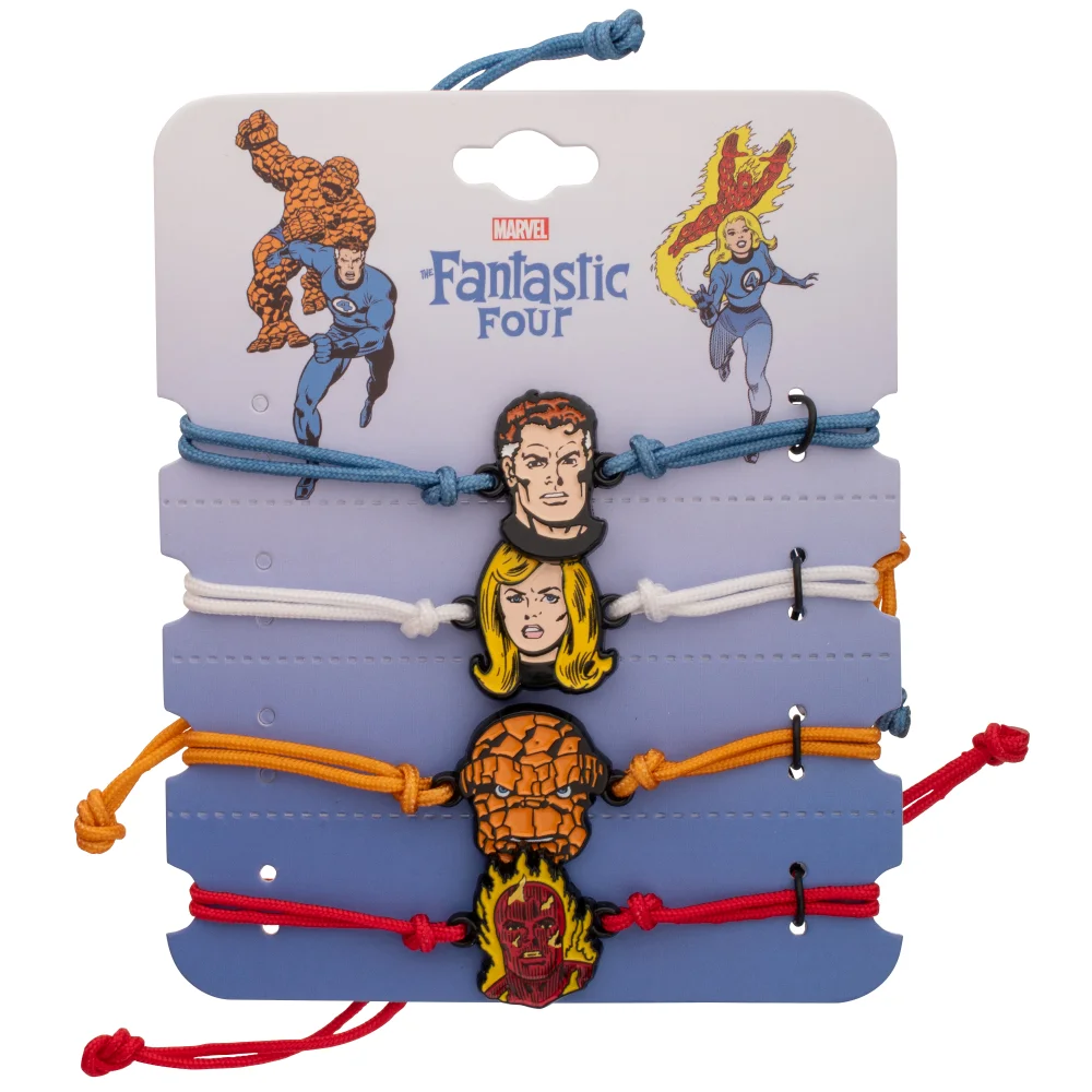 The Fantastic Four: First Steps Enamel Cord Bracelet Set Image 1