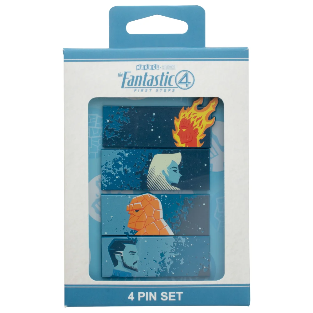 The Fantastic Four: First Steps Characters Pin Set Image 1
