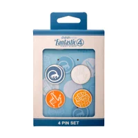 The Fantastic Four: First Steps Symbols Enamel Pin Set
