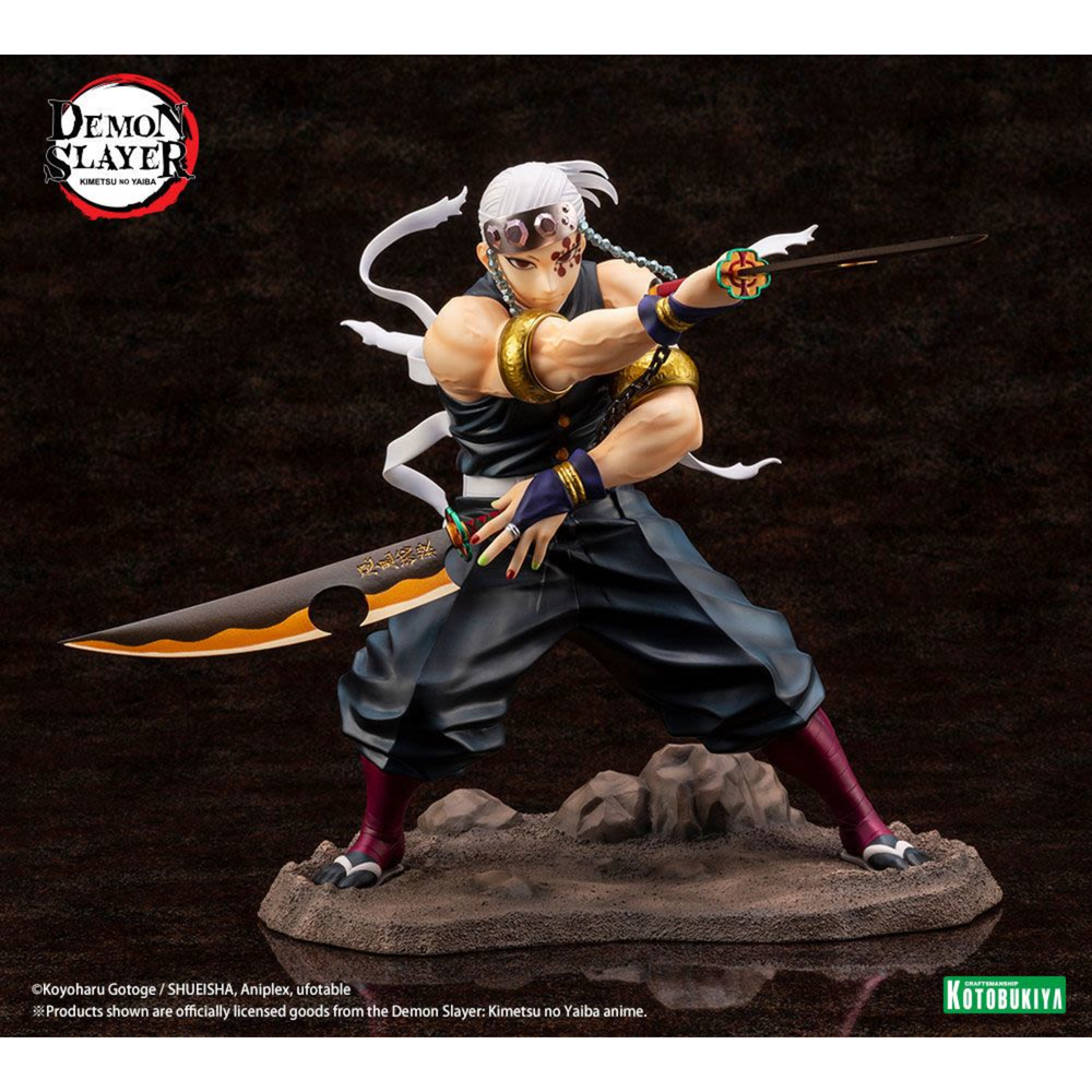 Demon Slayer: Kimetsu no Yaiba ARTFXJ Statue 1/8 Tengen Uzui Regular Edition 23 cm Image 1