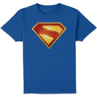 DC Comics Superman 3D Superman Logo Unisex T-Shirt - Blue