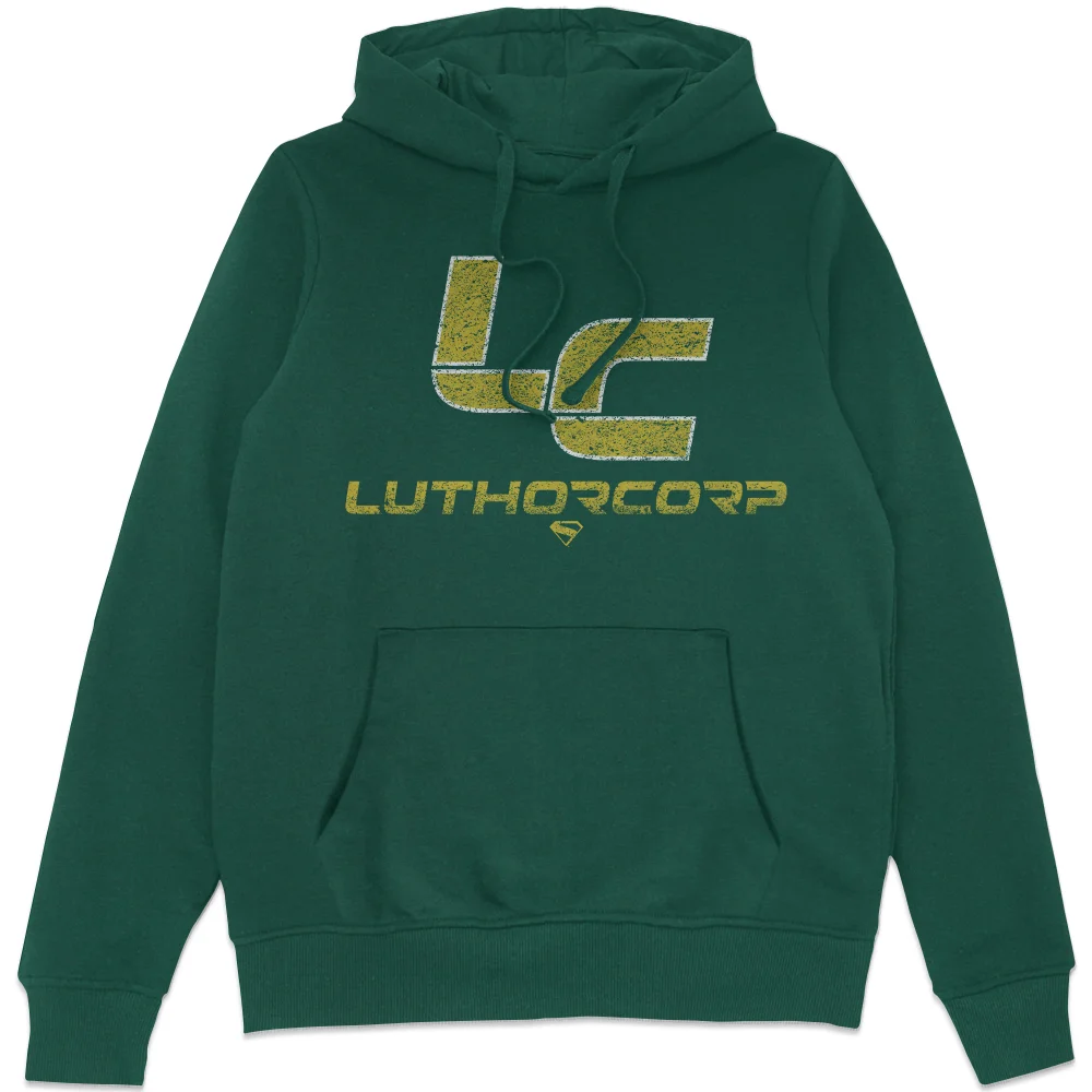 DC Comics Superman Luthercorp Hoodie - Green - S Image 1