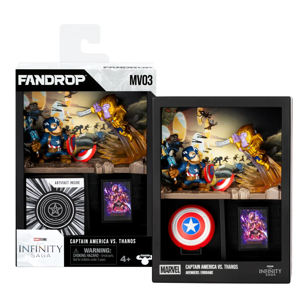 Fandrop Marvel Wave 1 Figure 2 Pack Captain America Vs Thanos Image 1