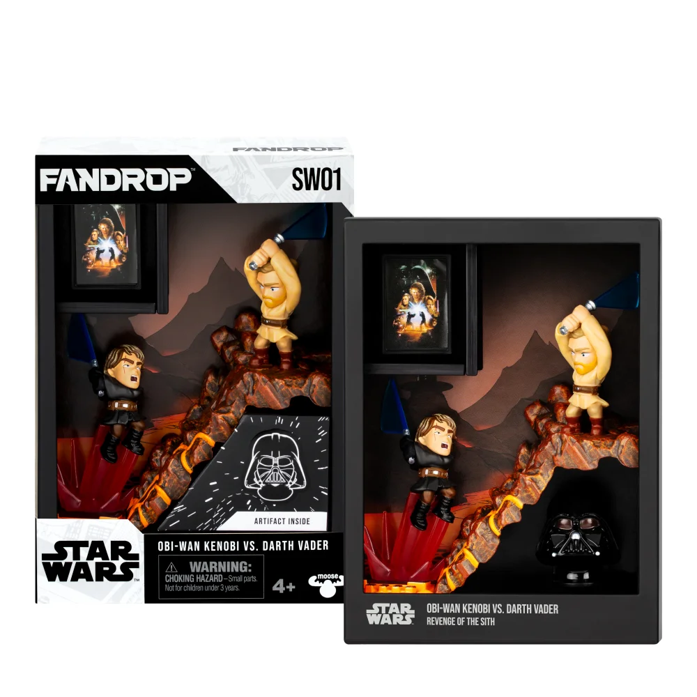 Fandrop Star Wars Wave 1 Figure 2 Pack Obi-Wan Kenobi Vs Darth Vader Image 1