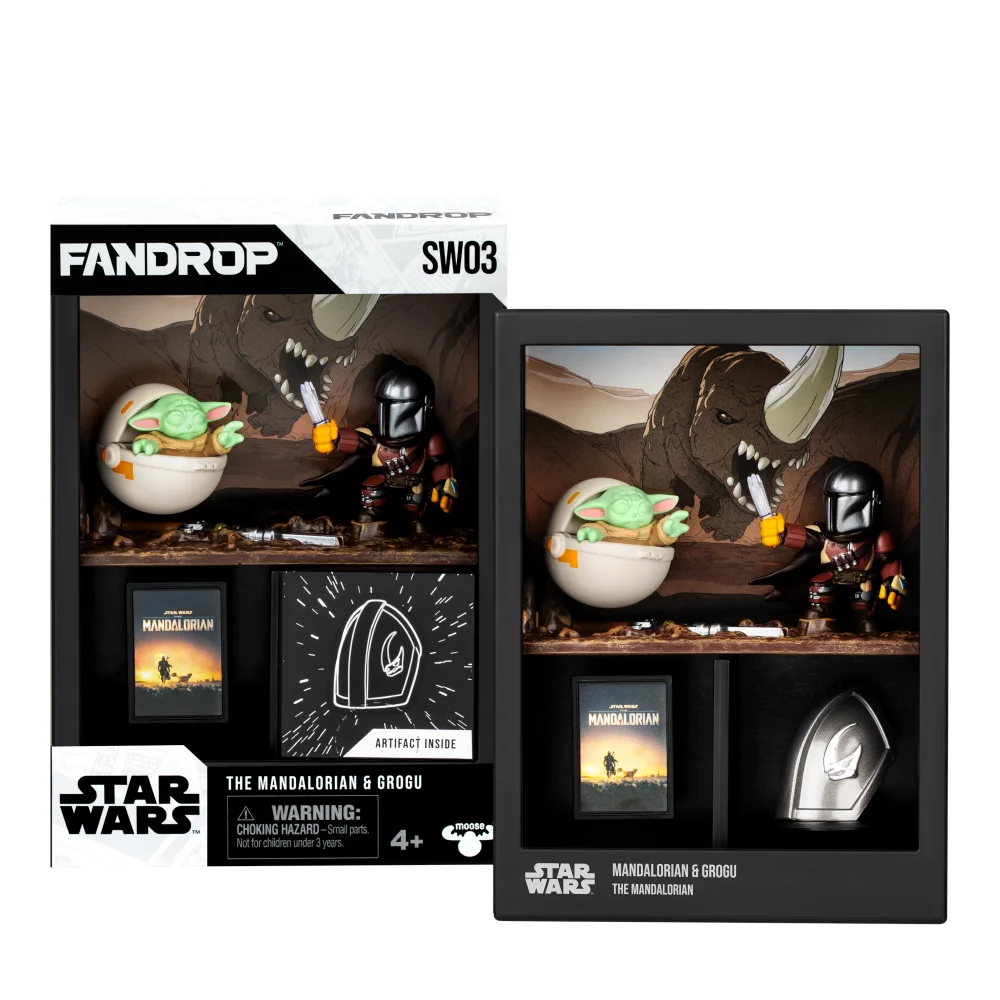 Fandrop Star Wars Wave 1 Figure 2 Pack Mandalorian And Grogu Image 1