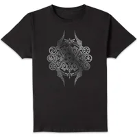 The Legend of Zelda Silver Deco Unisex T-Shirt - Black - undefined undefined