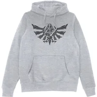 The Legend of Zelda Hyrule Tribal Hoodie - Grey - undefined undefined