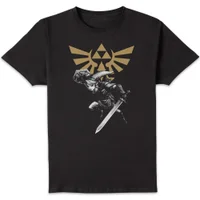 The Legend of Zelda Link Starburst Unisex T-Shirt - Black - undefined undefined