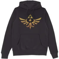 The Legend of Zelda Hyrule Logo Hoodie - Black - undefined undefined