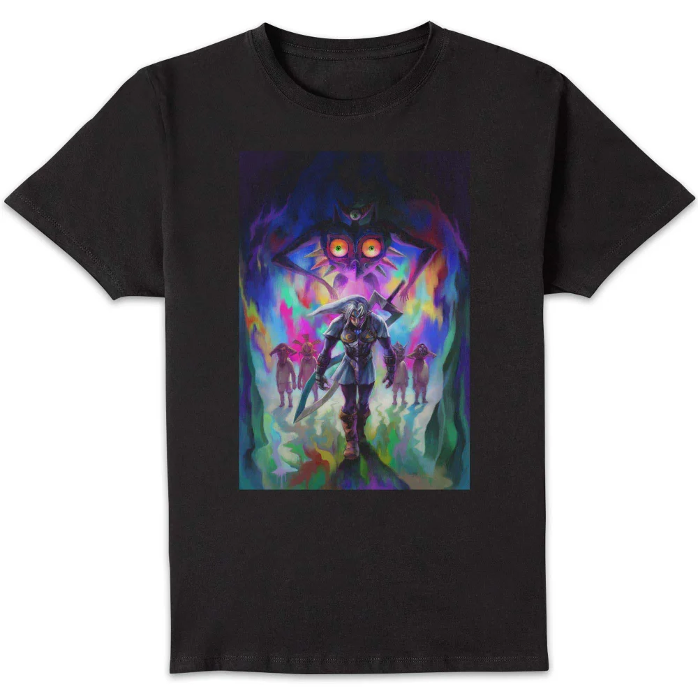 The Legend of Zelda Majoras Mask Dark Link Unisex T-Shirt - Black - S Image 1