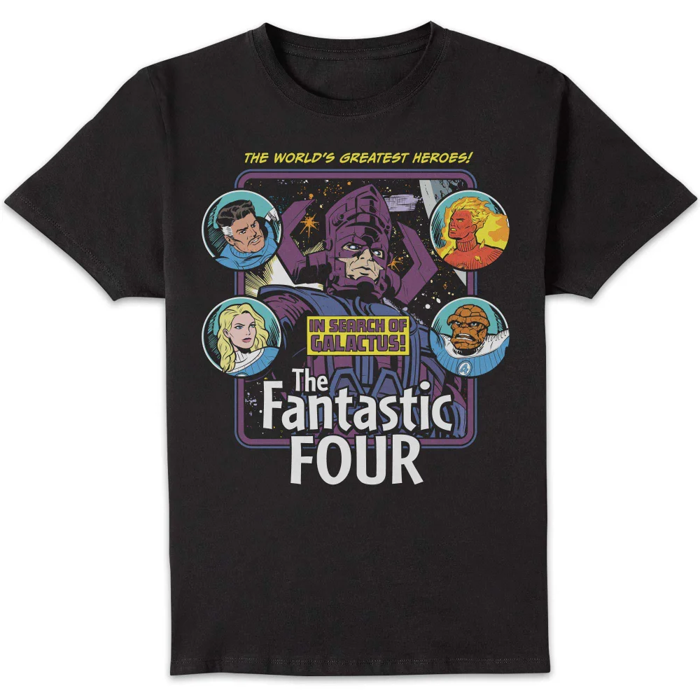 Marvel Fantastic Four In Search Of Galactus Unisex T-Shirt - Black - S Image 1