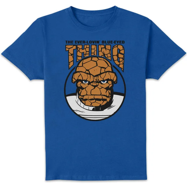 Marvel Fantastic Four The Ever-lovin' Blue Eyed Thing Unisex T-Shirt - Blue