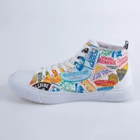 Akedo x Stranger Things Welcome to Hawkins High Top - White - undefined undefined