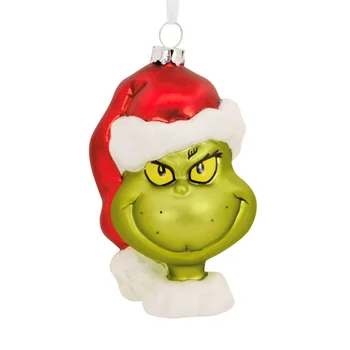 Hallmark Dr. Seuss's How the Grinch Stole Christmas 'Glittered' Glass Ornament - Exclusive
