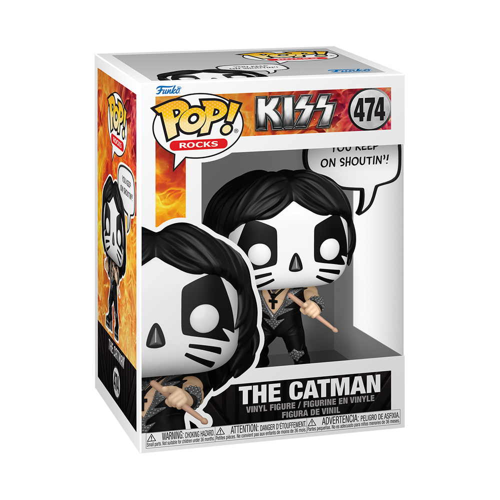 KISS The Catman You Keep On Shoutin Funko Pop Vinyl Sayings Image 1