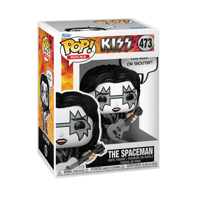 KISS The Spaceman You Keep On ShoutinFunko Pop Vinyl Sayings