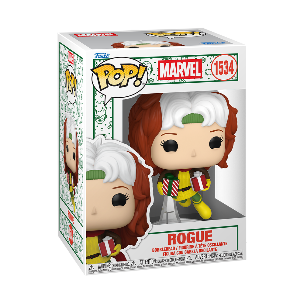 Marvel Holiday Divas Rogue Funko Pop Vinyl Image 1