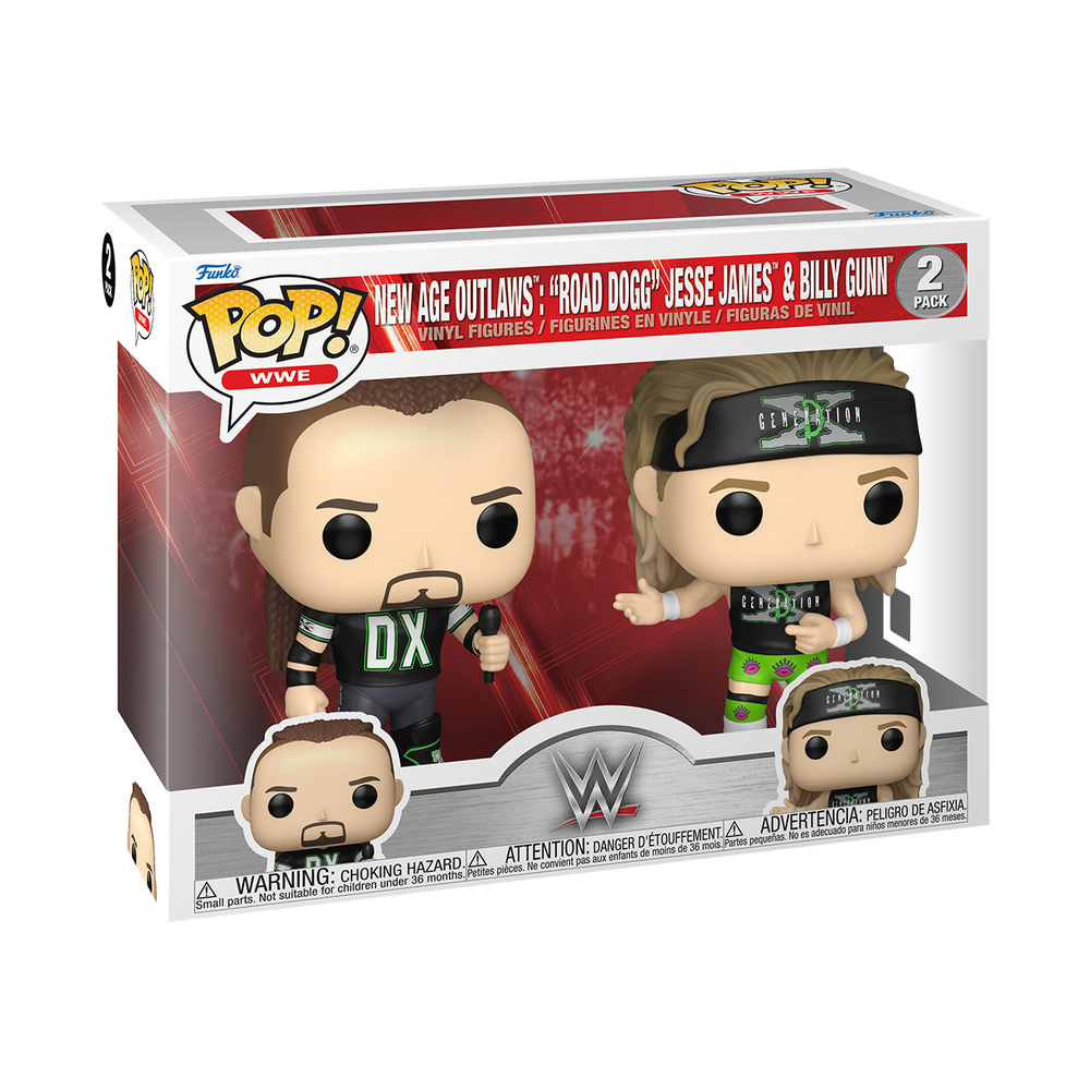 WWE New Age Outlaws 2-Pack Funko Pop Vinyl Image 1