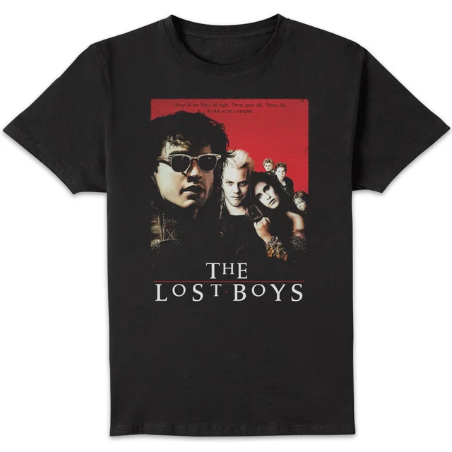 The Lost Boys Retro Poster Unisex T-Shirt - Black