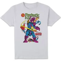 Marvel Fantastic Four Everyone Vs Galactus Unisex T-Shirt - White - undefined undefined