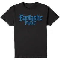 Marvel Fantastic Four Classic Logo Unisex T-Shirt - Black