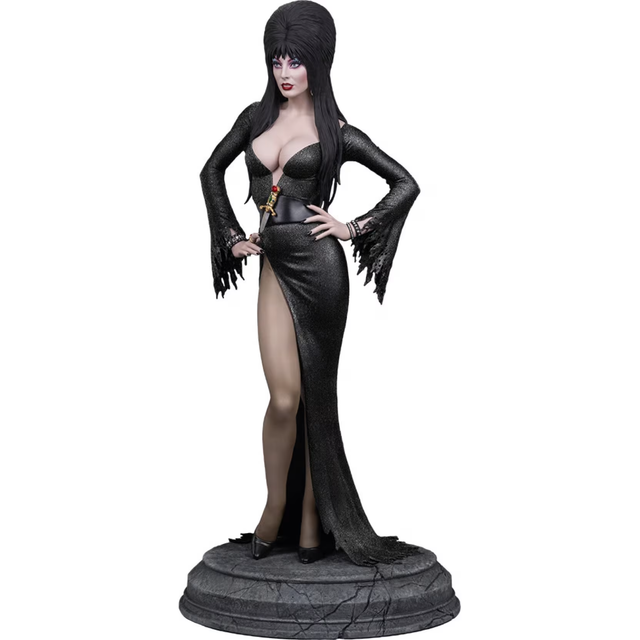 Tweeterhead Elvira: Mistress of the Dark (Black Glitter Dress Variant)