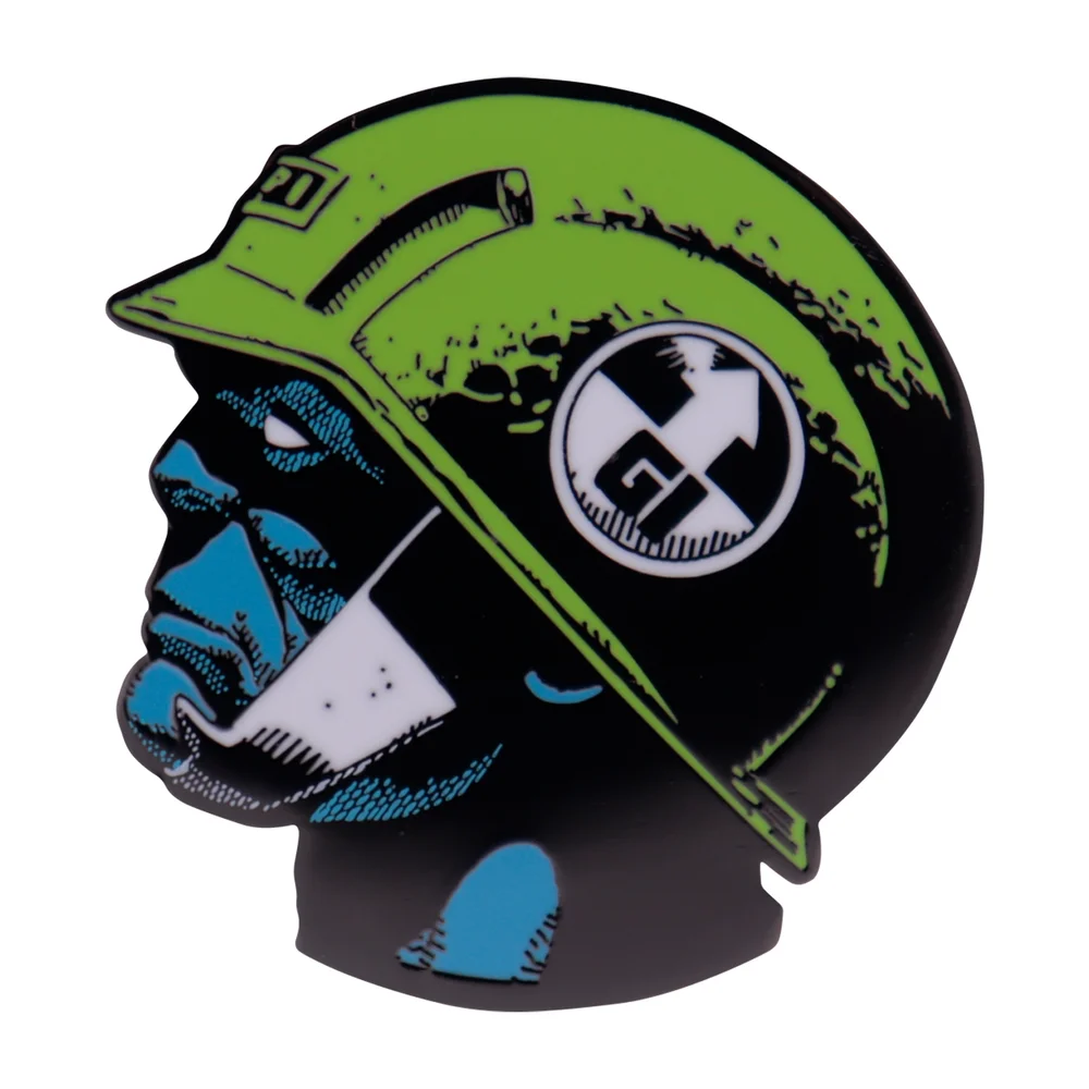 2000 AD Rogue Trooper GI Pin Badge Image 1