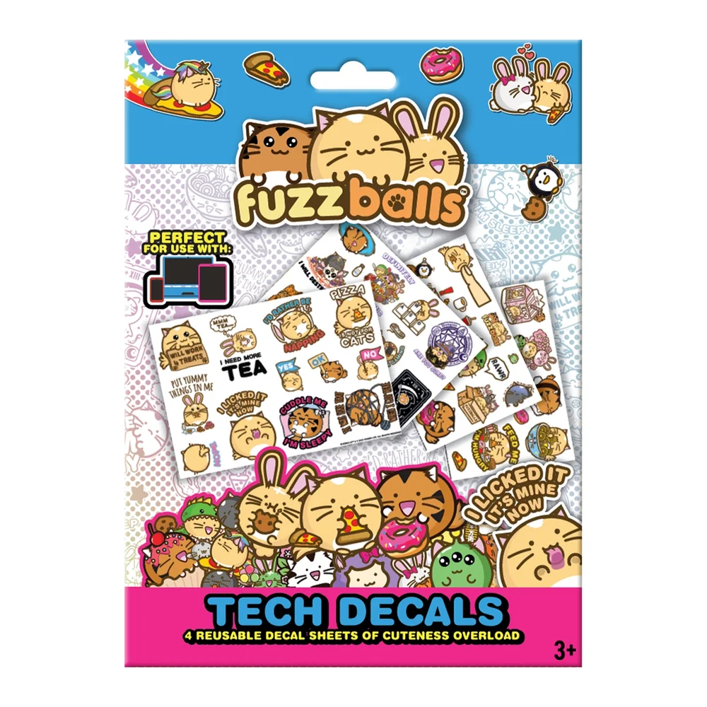 Fuzzballs Set of Tech Decals Image 1
