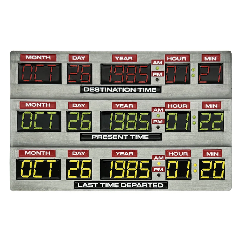 Back to the Future 40th Anniversary Time Circuits Ingot Image 1