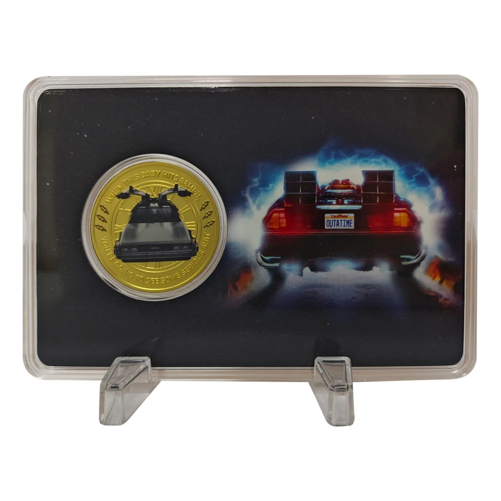 Back to the Future 40th Anniversary Presentation Coin Image 1