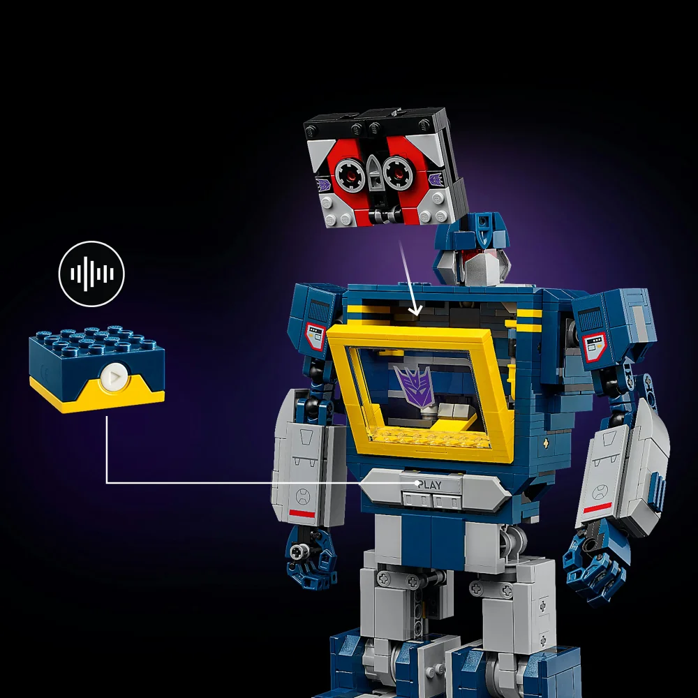 LEGO Icons Transformers: Soundwave Model Kit Building Set for Adults 10358 | Zavvi UK LEGO Icons Transformers: Soundwave Model Kit Building Set for Adults 10358 | Zavvi UK
