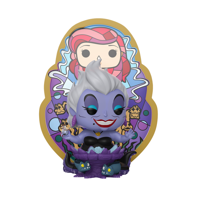Little Mermaid Ursula Princess Ariel Stained Glass Funko Pop Vinyl Deluxe