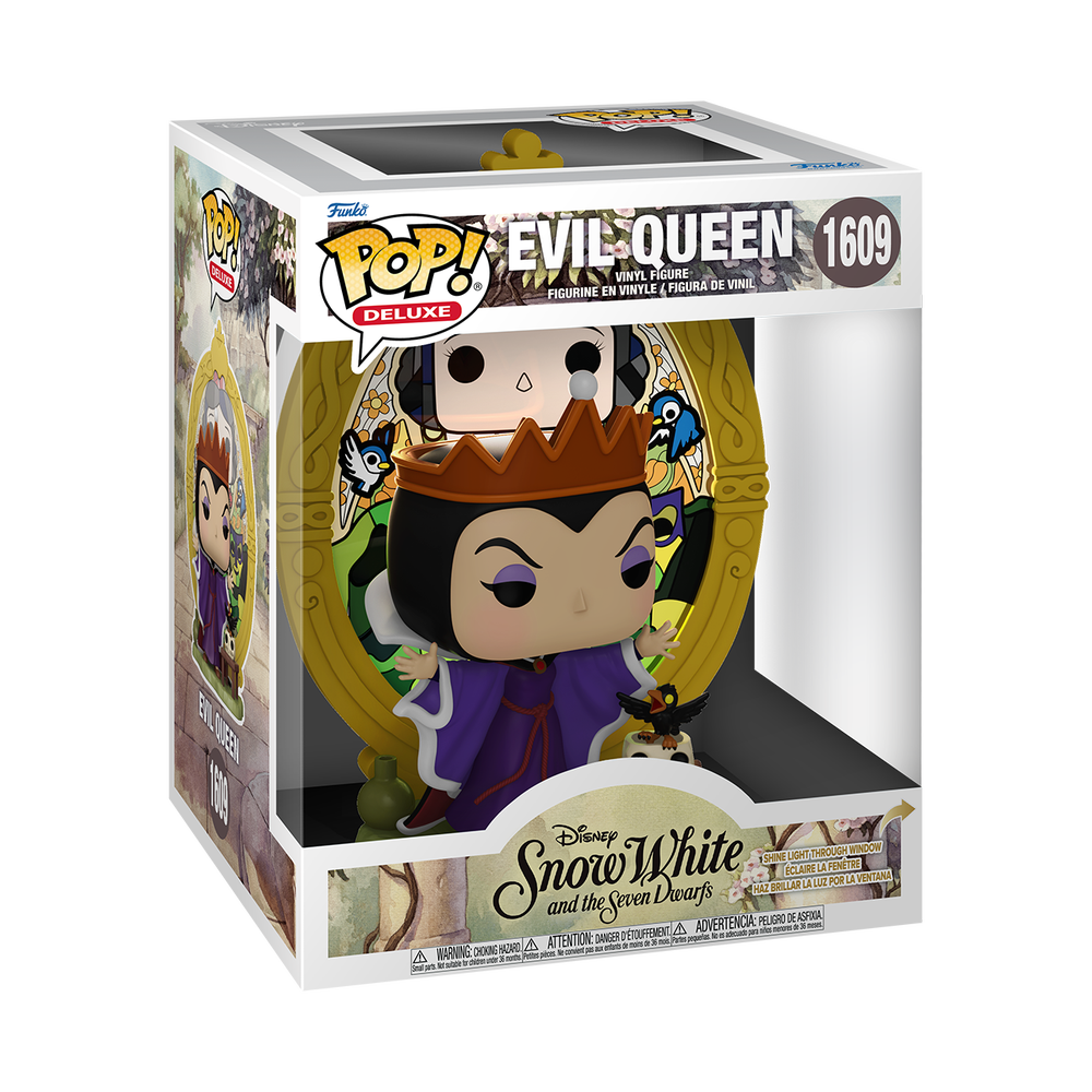 Snow White Evil Queen Snow White Stained Glass Funko Pop Vinyl Deluxe Image 1
